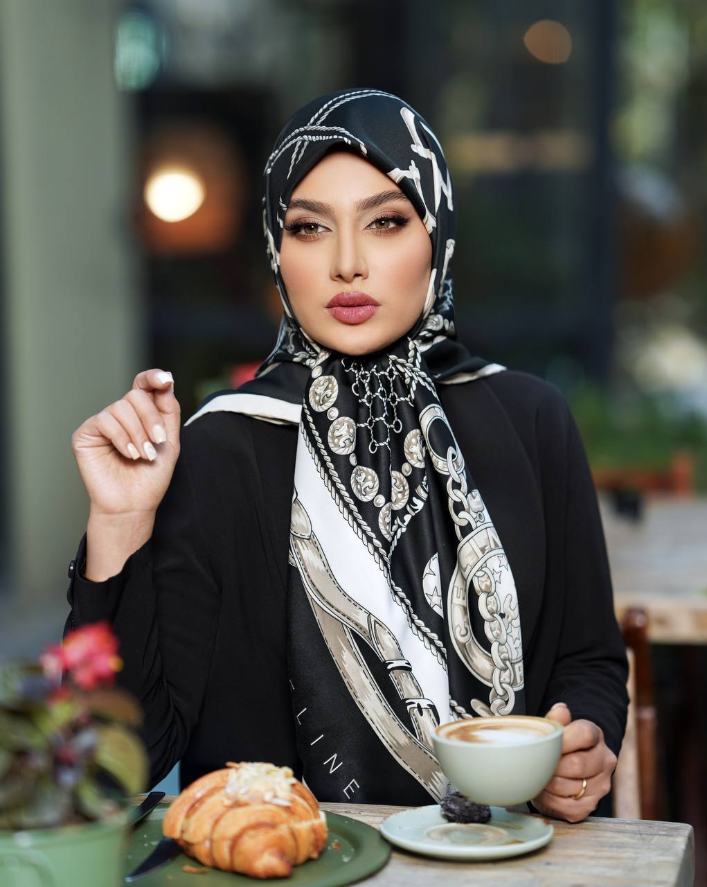 ابریشم توییل طرح سلین